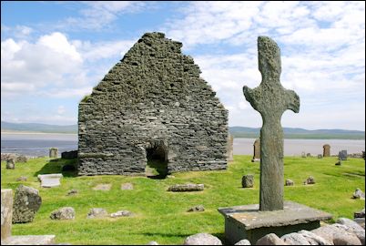 Kilnave church and Celtic cross, Isle of Islay