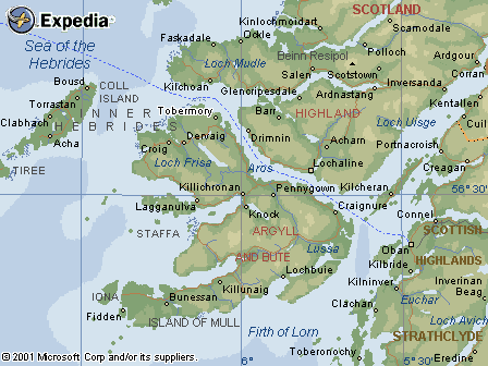 Map of Mull